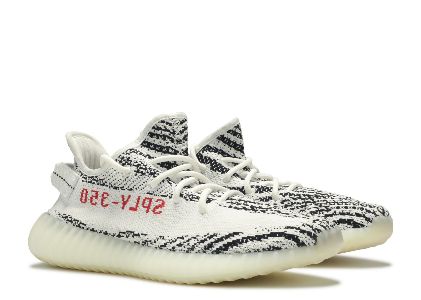 Adidas Yeezy 350 V2 Zebra White Running Shoes Snapdeal